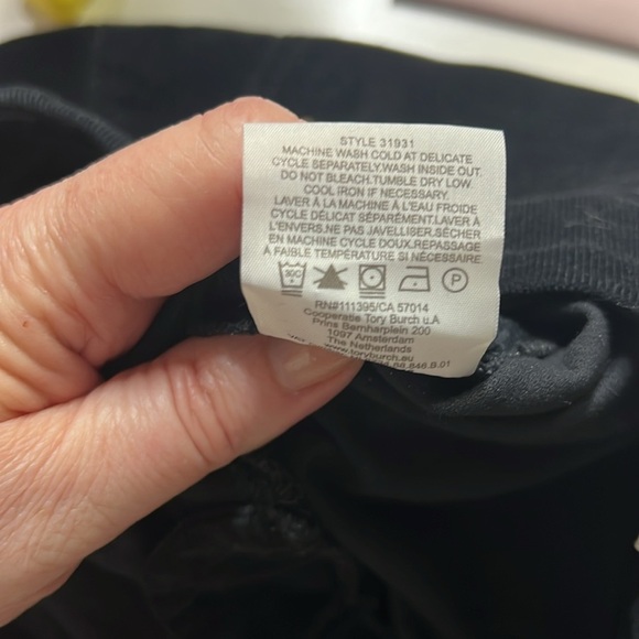 Tory Burch Billet Corduroy Pants Black - Picture 7 of 7